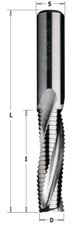 CMT Frez spiralny D=S=12 I=52 L=100 Z=3  obróbka zgrubna