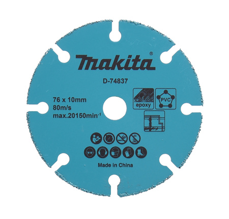 Makita Tarcza segmentowa z nasypem z węglika spiekanego 76x10 mm 