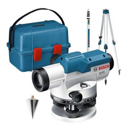 Bosch Zestaw Niwelator GOL 26 D + Statyw B T160  + łata niwelacyjna GR 500 box