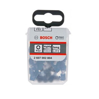 Bosch końcówka wkręcająca PZ2 Impact  25 mm opakowanie 25 sztuk