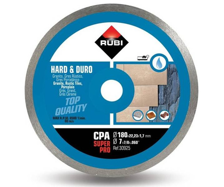 Rubi Tarcza diamentowa CPA 180 SUPERPRO