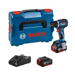 Bosch Wiertarko-wkrętarka akumulatorowa GSR 18V-90C ,2 x 5,0 Ah, ładowarka, walizka  L-Boxx