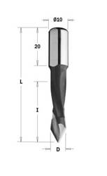 CMT Wiertło HW przelotowe D=6 I=40 L=70 S=10x20 RH