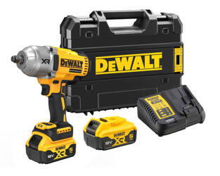 Dewalt Akumulatorowy klucz udarowy  DCF900P2T-QW 18V, 1355 Nm 1/2" , 2x 5.0 Ah, ładowarka, walizka TSTAK