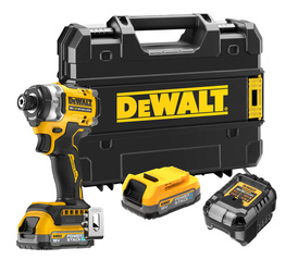 Dewalt Akumulatorowy zakrętak udarowy 18V XR  DCF860E2T-QW, 282 Nm, 2x 1.7 Ah Powerstack,ładowarka, walizka TSTAK