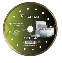 FERRATI Tarcza diamentowa tnąca 1A1R BELLA 230 mm 25,4 mm