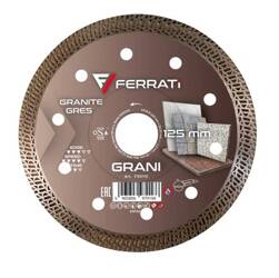 FERRATI Tarcza diamentowa tnąca 1A1R GRANI 125 mm 22,23 mm