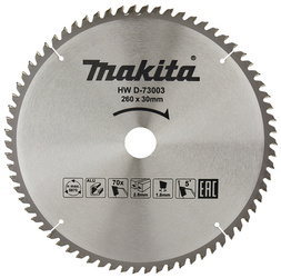 Makita Tarcza tnąca Economy 260x30 70z