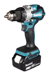 Makita Wiertarko-wkrętarka akumulatorowa 18V DDF489 ; 2x 5.0 Ah 18V Li-Ion, DC18RC, Makpac typ 2