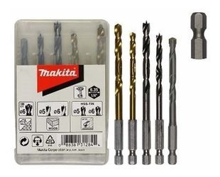 Makita Zestaw wierteł uchwyt 6 kątny 1/4'' 6 szt