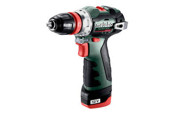 Metabo Wiertarko-wkrętarka akumulatorowa 12V PowerMaxx BS BL Q, 2 x 2.0 Ah Li-Ion, ładowarka LC40 , walizka PVC