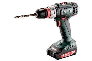 Metabo Wiertarko-wkrętarka akumulatorowa BS 18 L Quick 2 X 2.0 Ah Li-Ion, SC 60, walizka