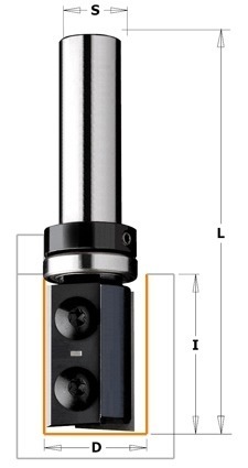 CMT Frez HM D=19 I=28,3 L=68,5 S=8 Z=2