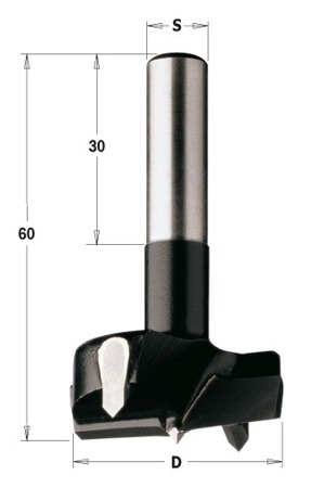 CMT Wiertło puszkowe HW RH D=35  L=60 S=12,7 uchwyt cylindryczny