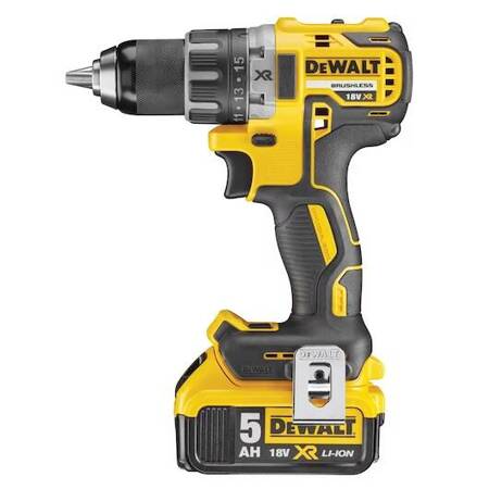 Dewalt Akumulatorowa wiertarko-wkrętarka DCD791P2-QW 70 Nm, 2x 5.0 Ah, walizka TSTAK