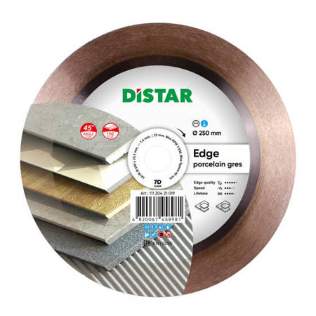 Distar Tarcza do cięcia 1A1R EDGE 250x1,4x25x25,4 mm 