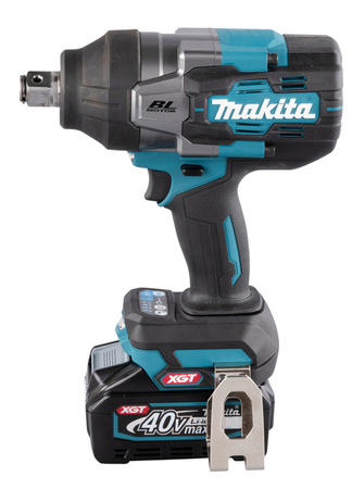 Makita Akumulatorowy klucz udarowy 3/4'' TW001G XGT 40Vmax, max. mom. obr. 1800Nm (zryw. 2050Nm), 2 x akumulator 40V BL4040 4,0 Ah, ładowarka DC40RC, walizka Makpac