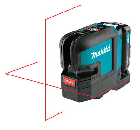 Makita Akumulatorowy laser krzyżowy SK105DZ (czerwony) 10,8V (12V max), bez akumulatorów i ładowarki,