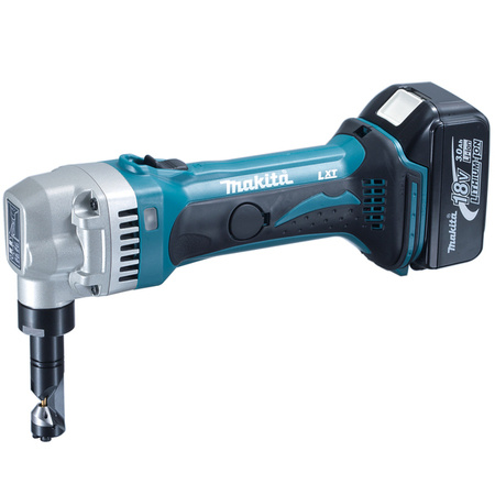 Makita Nożyce skokowe DJN161 1,6 mm 18V Li-Ion, 2 x aku 3,0 Ah; ładowarka DC18RC; walizka Makpac