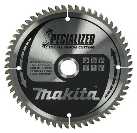 Makita Tarcza tnąca 160x20 60Z