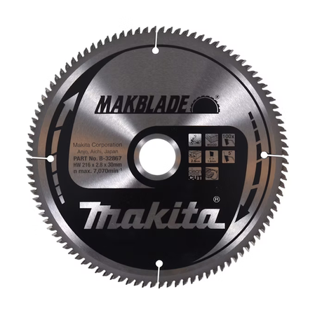 Makita Tarcza tnąca MakBlade 216x30 100z