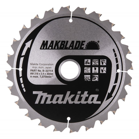 Makita Tarcza tnąca Makblade 216x30 24z