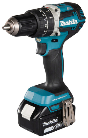 Makita Wiertarko-wkrętarka udarowa DHP484RTE 18V  2x5.0 Ah Li-Ion walizka