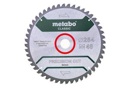 Metabo Piła tarczowa Classic 254x2.4/1.8x30 z48 WZ 5neg