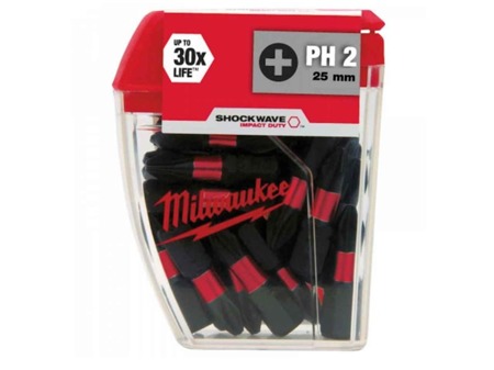 Milwaukee Bit Shockvawe PZ3 25mm /opk. 25 szt./