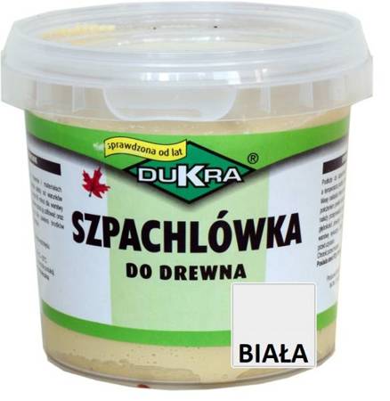 Szpachlówka do drewna 1,5 kg Biała