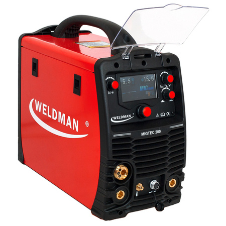 Weldman półautomat spawalniczy MIGTEC 200 LCD SYNERGY PAK MIG/TIG/MMA